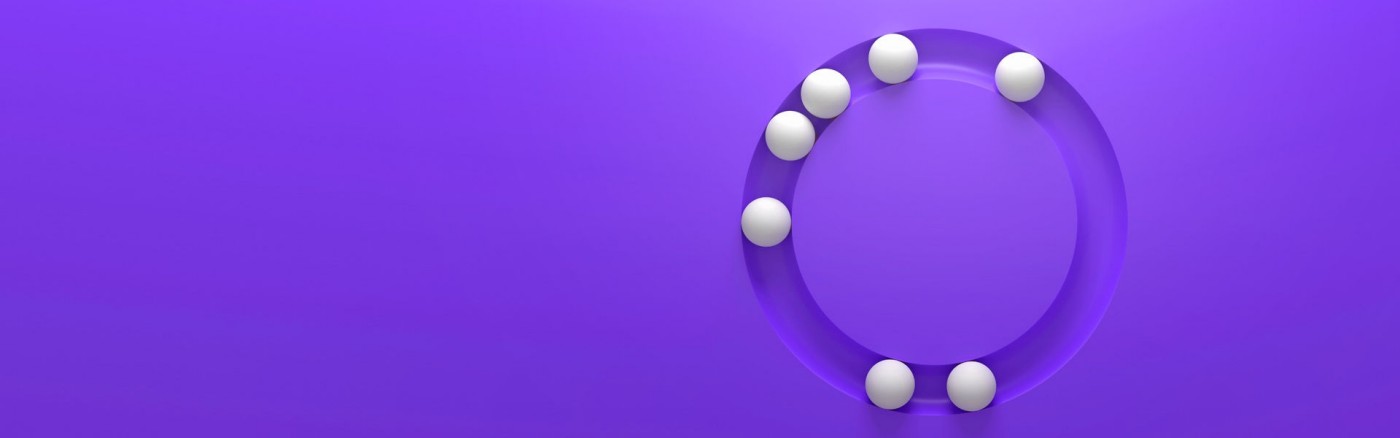 spheres inside a circle