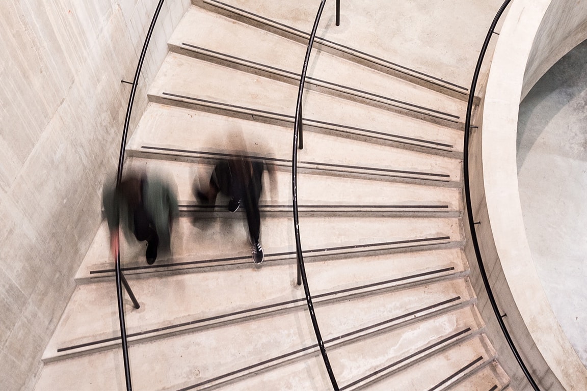 going downstairs