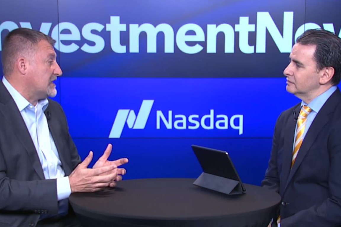 Two people having a conversion