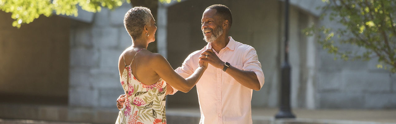 Dancing couple
