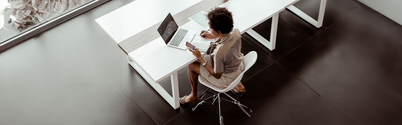 Person typing on laptop