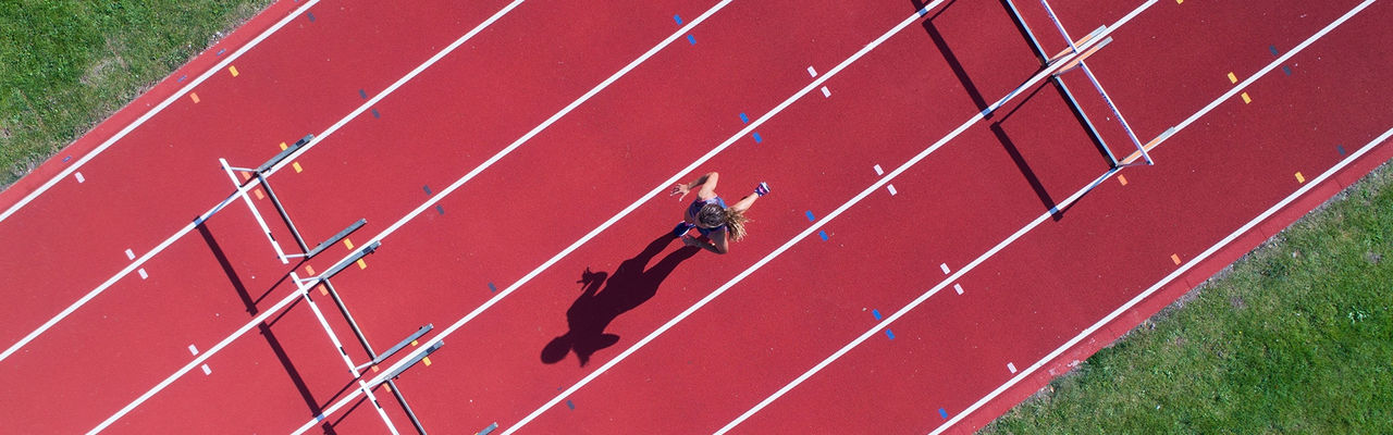 person running outdoors