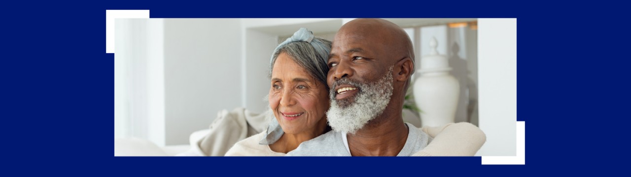 beautiful old couple